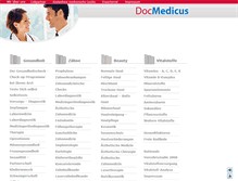 Tablet Screenshot of docmedicus.de